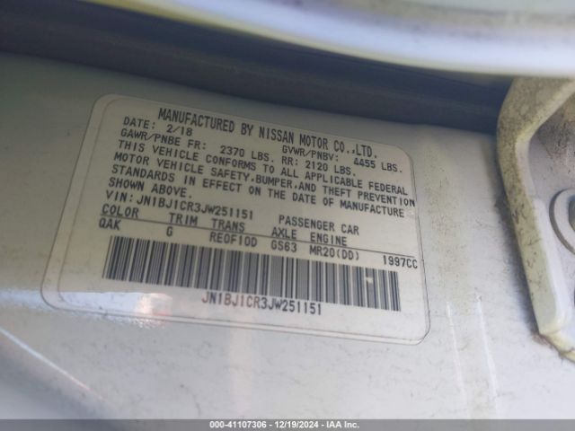 JN1BJ1CR3JW251151 Nissan Rogue Sport S