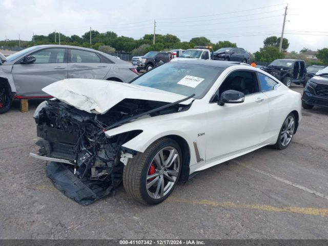 JN1FV7EL9JM630961 Infiniti Q60 3.0t Red Sport 400