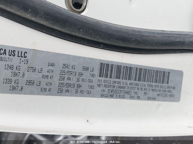 3C4PDDEG7KT694823 Dodge Journey Gt Awd