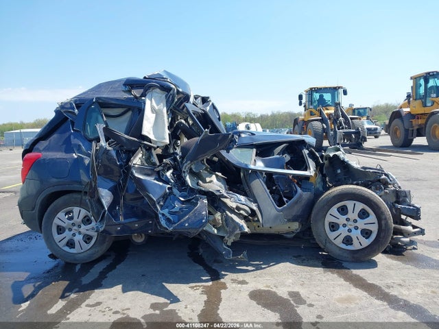 Aukcja sprzedaży 2018 Chevrolet Trax Ls, vin: 3GNCJKSBXJL377614, numer aukcji: 41108247