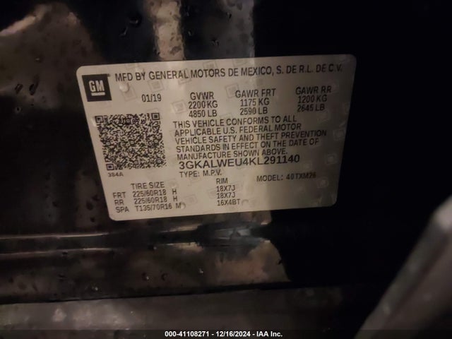 GMC Terrain Slt Diesel 2019 3GKALWEU4KL291140 Image 9