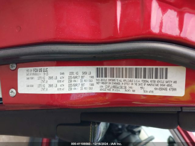1C4PJLAB6GW136136 Jeep Cherokee Sport
