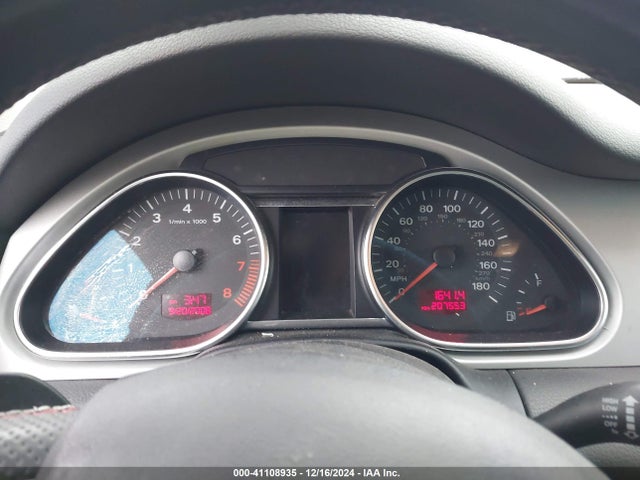 2009 Audi Q7 3.6 Premium მანქანა იყიდება აუქციონზე, vin: WA1EY74L59D027092, აუქციონის ნომერი: 41108935