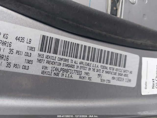 1C4NJPBA8FD177933 Jeep Patriot Sport