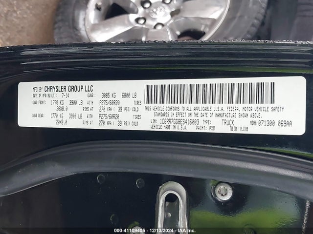 1C6RR7GG8ES416003 RAM 1500 Lone Star