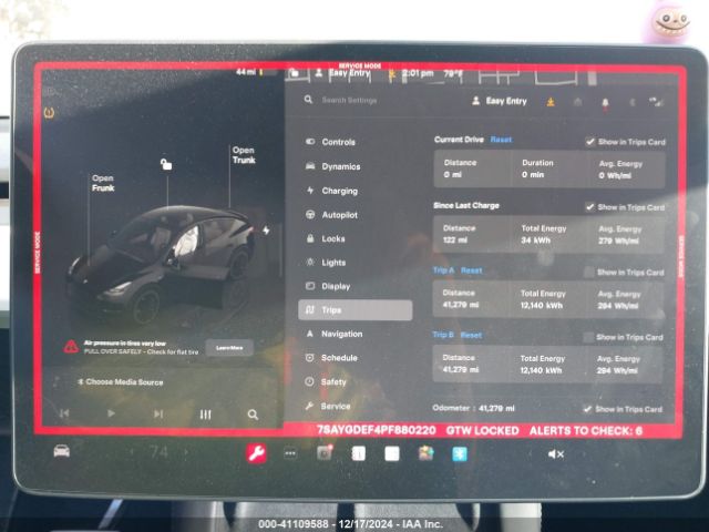 7SAYGDEF4PF880220 Tesla Model Y Performance Dual Motor All-wheel Drive
