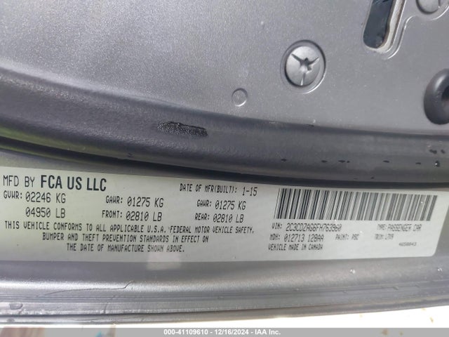 Dodge 2015 2015 2C3CDZAG6FH763960 Image 22