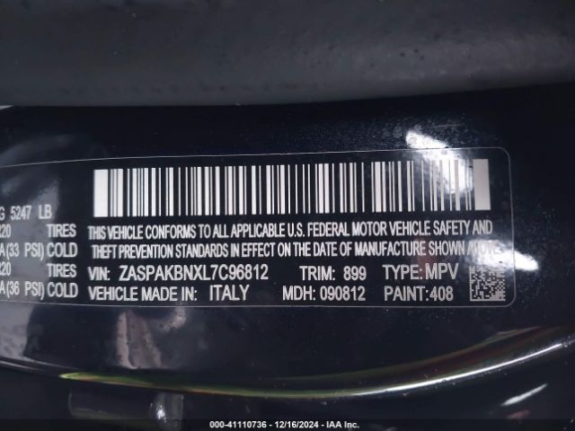 ZASPAKBNXL7C96812 Alfa Romeo Stelvio Ti Awd