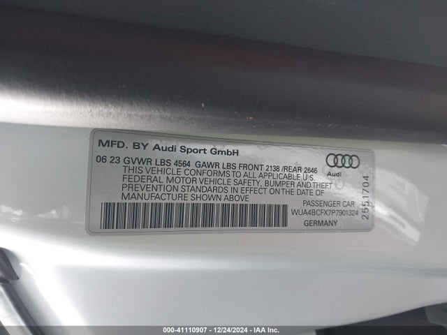 2023 AUDI R8 SPYDER WUA4BCFX7P7901324 Photo 8