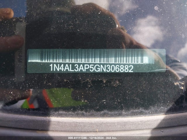 1N4AL3AP5GN306882 Nissan Altima 2.5/2.5 S/2.5 Sl/2.5 Sr/2.5 Sv