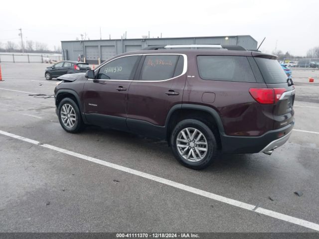 1GKKNLLSXJZ106255 GMC Acadia Sle-2