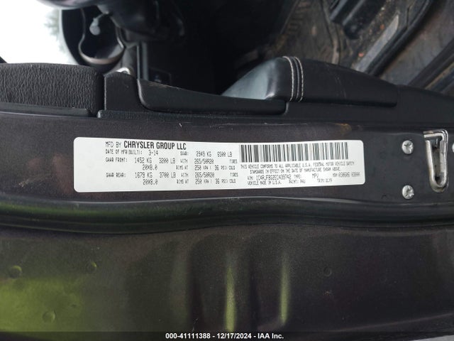 Jeep Grand Cherokee Limited 2014 1C4RJFBG2EC439742 Image 9