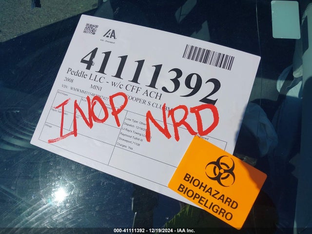 2008 MINI COOPER S CLUBMAN WMWMM33548TP87427 Photo 6