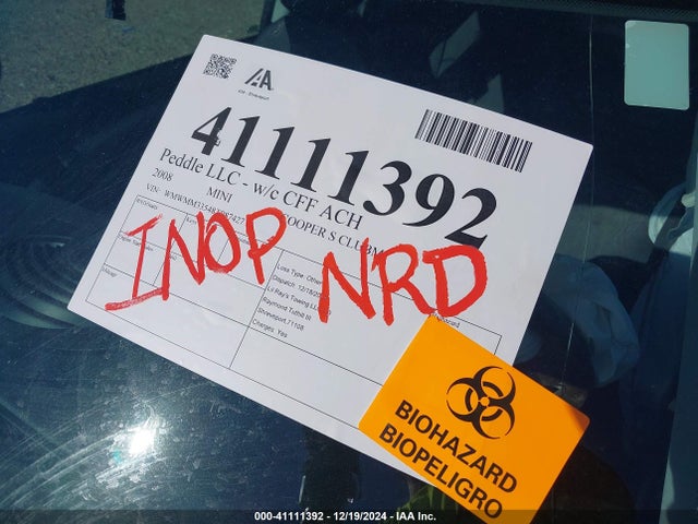 2008 MINI COOPER S CLUBMAN WMWMM33548TP87427 Photo 7