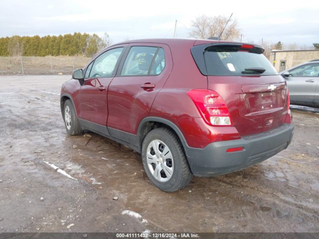 3GNCJKSB3GL277282 Chevrolet Trax 1ls
