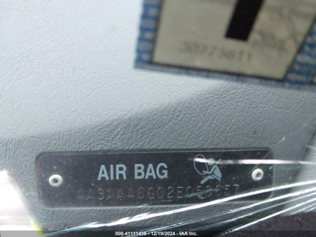 2002 MITSUBISHI GALANT 4A3AA46G02E058657 Photo 8