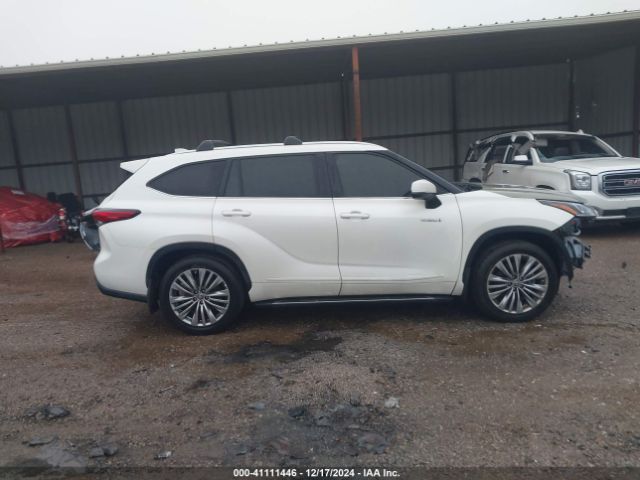 5TDFARAH8MS005191 Toyota Highlander Hybrid Platinum