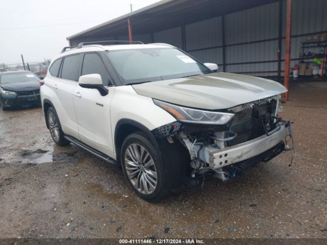 5TDFARAH8MS005191 Toyota Highlander Hybrid Platinum