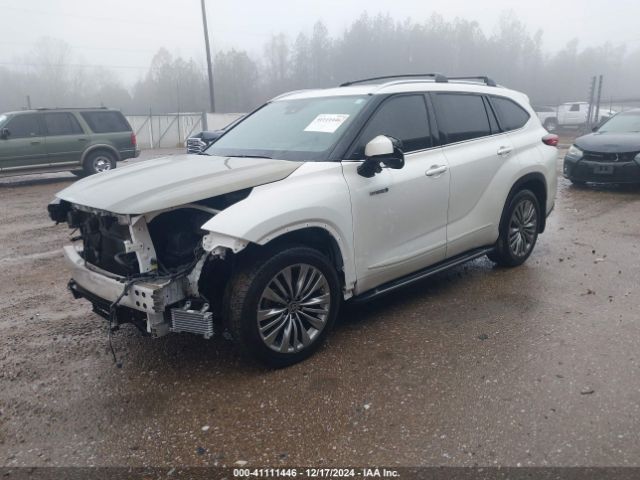 5TDFARAH8MS005191 Toyota Highlander Hybrid Platinum