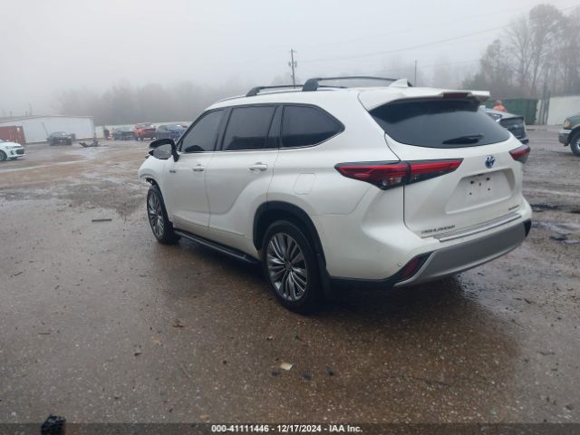 5TDFARAH8MS005191 Toyota Highlander Hybrid Platinum