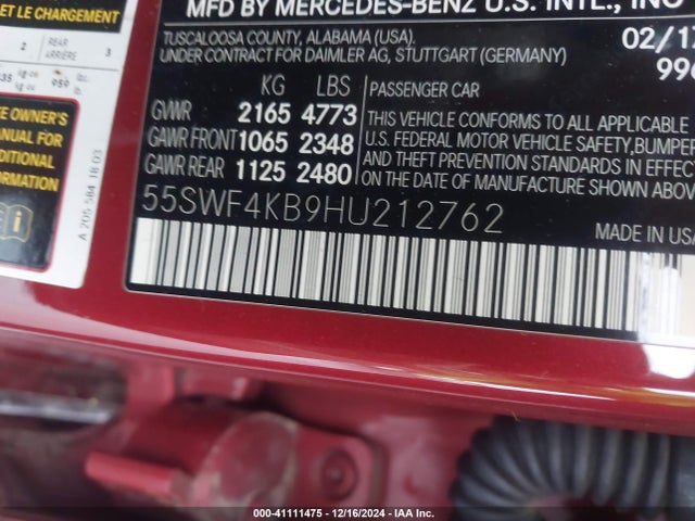 55SWF4KB9HU212762 Mercedes-Benz C 300 4matic/luxury 4matic/sport 4matic