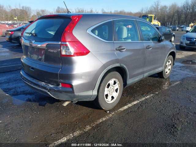 41111590 :رقم المزاد ، 5J6RM4H30FL112705 vin ، 2015 Honda Cr-v Lx مزاد بيع