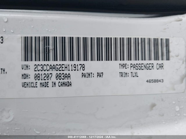 2C3CCAAG2EH119178 Chrysler 300