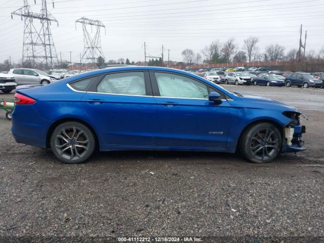 3FA6P0LU9HR374659 Ford Fusion Hybrid Se
