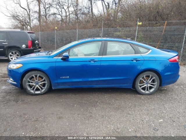 3FA6P0LU9HR374659 Ford Fusion Hybrid Se