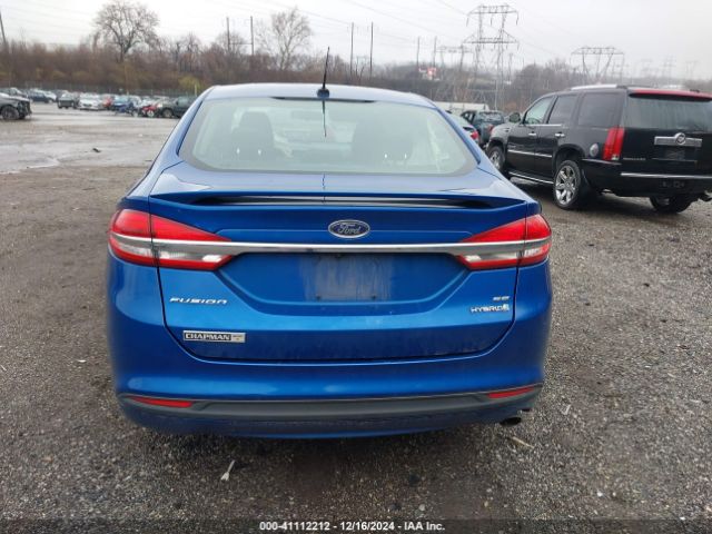 3FA6P0LU9HR374659 Ford Fusion Hybrid Se