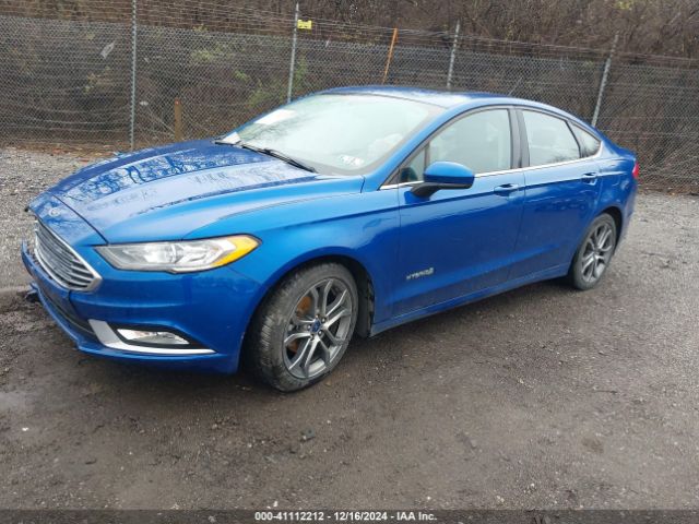 3FA6P0LU9HR374659 Ford Fusion Hybrid Se