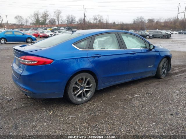3FA6P0LU9HR374659 Ford Fusion Hybrid Se
