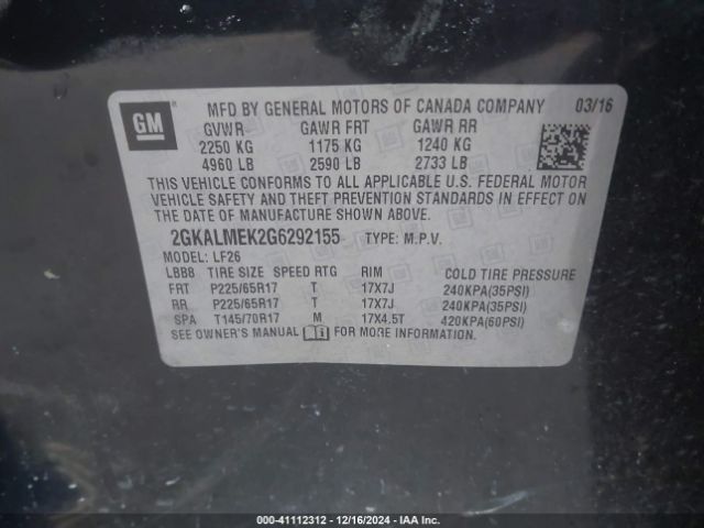 2GKALMEK2G6292155 GMC Terrain Sle-1