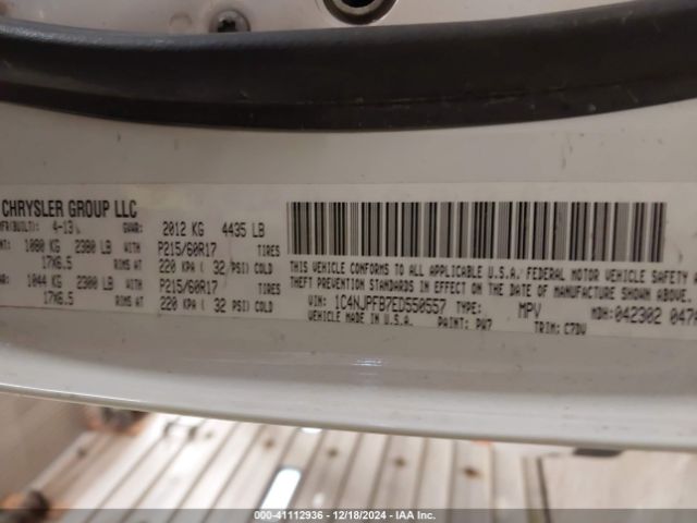 1C4NJPFB7ED550557 Jeep Patriot Latitude