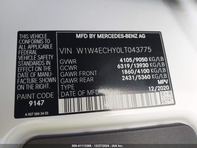 W1W4ECHY0LT043775 Mercedes-Benz om642
