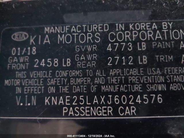 KNAE25LAXJ6024576 KIA Stinger Premium