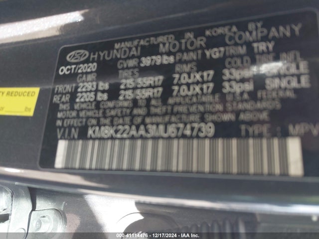 Hyundai Kona Sel 2021 KM8K22AA3MU674739 Image 9