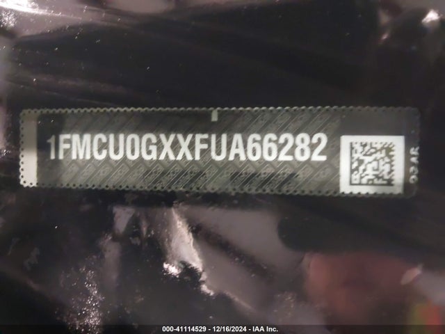 Ford ESCAPE SE 2015 1FMCU0GXXFUA66282 Image 9