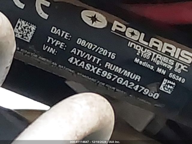 2016 POLARIS SPORTSMAN 4XASXE957GA247950 Photo 9