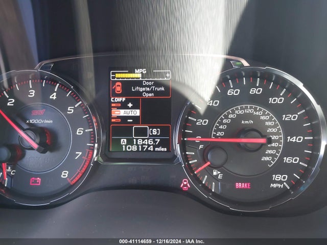 JF1VA2V62L9805077 Subaru Wrx Sti Limited