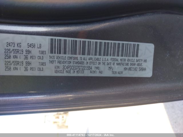 3C4PDCEG7GT221554 Dodge Journey R/t