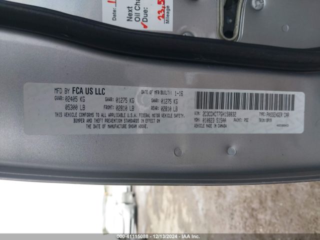 2C3CDXCT7GH158832 Dodge CHARGER R/T