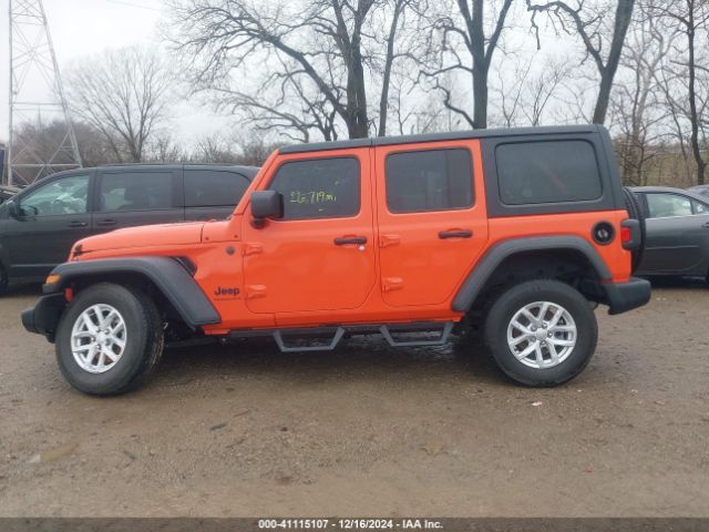 1C4HJXDNXPW678356 Jeep Wrangler 4-door Sport S 4x4