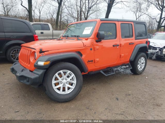 1C4HJXDNXPW678356 Jeep Wrangler 4-door Sport S 4x4