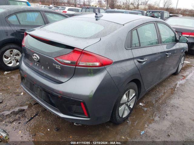 KMHC65LC9JU075820 Hyundai Ioniq Hybrid Blue