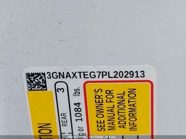 3GNAXTEG7PL202913 Chevrolet Equinox Awd 2fl