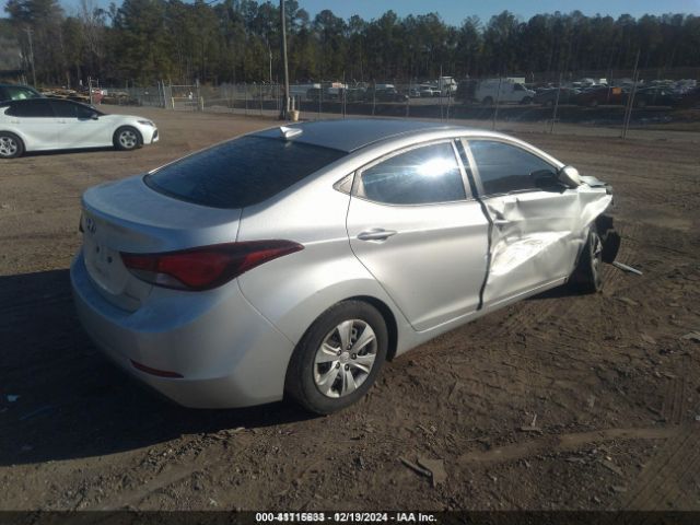 5NPDH4AE9GH752692 Hyundai ELANTRA SE