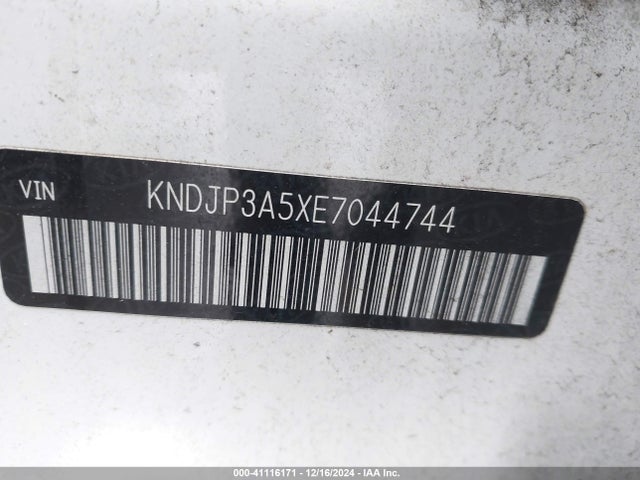 KIA SOUL + 2014 KNDJP3A5XE7044744 Image 9