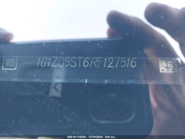 1G1ZD5ST6RF127516 Chevrolet Malibu Fwd 1lt