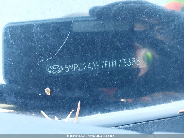 Hyundai SONATA SE 2015 5NPE24AF7FH173388 Image 9